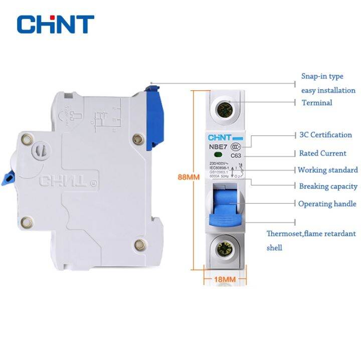 lz-new-1p-10a-16a-20a-25a-3-230-400v-mini-circuit-breaker-mcb-c-type-18mm-overload-and-short-circuit-protection-50hz-60hz