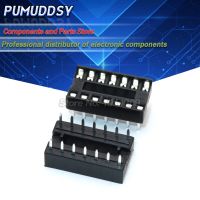 10PCS DIP-14 Square Hole 14 Pins 2.54MM DIP14 IC Sockets Adaptor Solder Type IC Connector WATTY Electronics