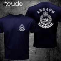 Funny Tees Men Short Rare Royal Hong Kong Police Before Handover Black Navy Tshirt Sleeve T Shirt Homme Gildan