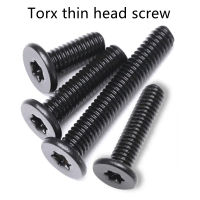 51050Pcs ซม. บางสกรู M2 M2.5 M3 M4 M5 M8 304 A2สแตนเลสสีดำ Torx Six-Lobe Ultra Thin Flat Wafer Head สกรู