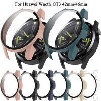 ฝาครอบแก้วป้องกันหน้าจอสำหรับนาฬิกา Huawei GT3 42มม. 46มม. Smartwatch เคสป้องกันกรอบกันชน