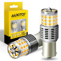 AUXITO 2Pcs ไม่มีไฮเปอร์แฟลช1156 1156 P21W Ba15S Bau15S Py21W 1200Lm 2835Smd หลอดไฟเลี้ยวสัญญาณไฟไม่มีข้อผิดพลาด