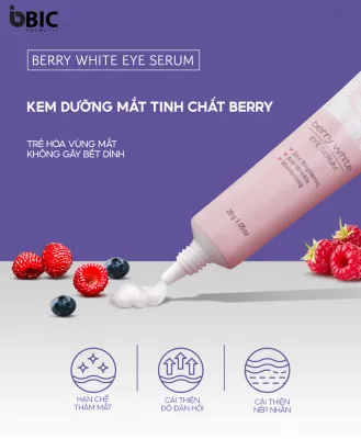 Kem dưỡng mắt Prreti BerryWhite Eye Serum 30g giảm thâm và nếp nhăn ở mắt, ngăn ngừa lão hoá cho vùng da ở mắt, đặc biệt serum được chiết xuất hoàn toàn từ hoa quả tự nhiên - HATOLA