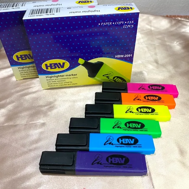 [LSC] HBW Highlighter Marker 2091 Lazada PH