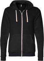 Canvas 3909 Unisex Triblend Sponge Fleece Full-Zip Hoodie - Solid Black - 2XL