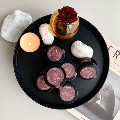 Smokeless soy wax set scented candle essential oil fragrance canister gift candles