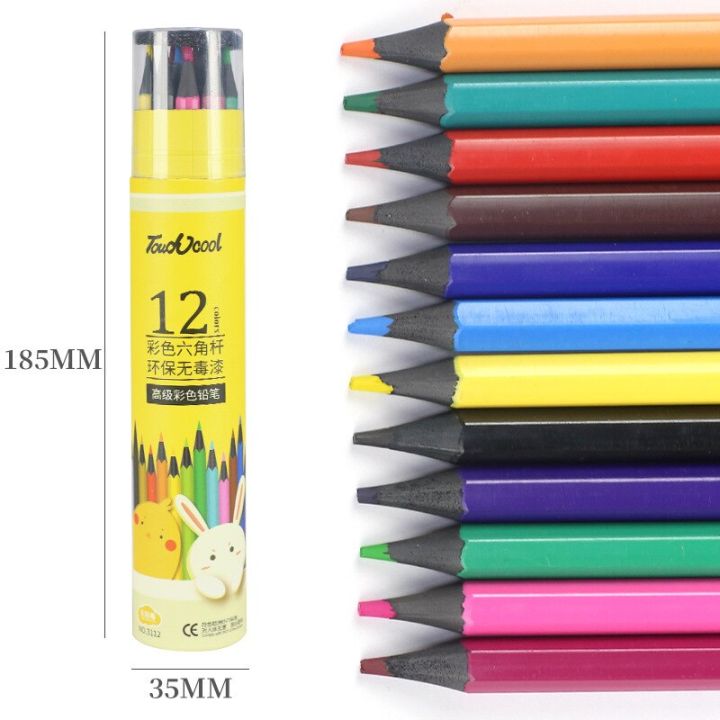 24-36-48-colors-hb-charcoal-pens-for-children-and-students-painting-supplies-beginners-sketch-colored-pencils