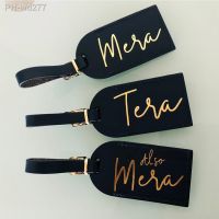 Personalised Luggage Travel Tag Bride Bridesmaid Gift Custom Wedding Party Favor Faux Leather Luggage Tags with Name