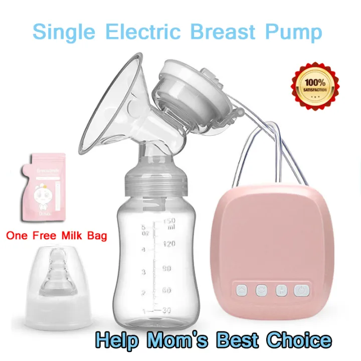 EdH Single Electric Breast Pump Breast With A Free Milk Bag Electrical