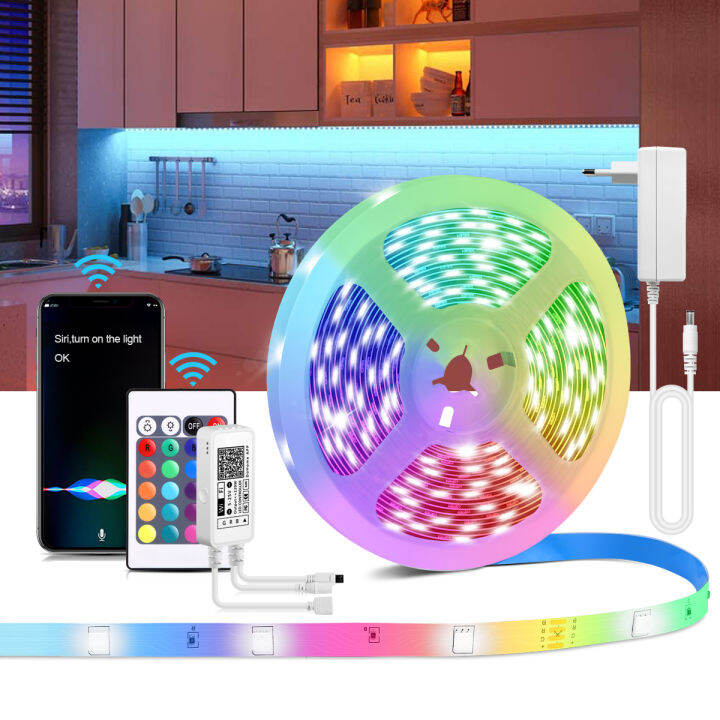 Apple Home LED Lights For Room Smart WiFi LED Strip 12V Homekit RGB
