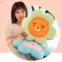 หมอนกอด Boneka Mainan นิ่มลายดอกไม้อิโมจิสุดน่ารักของเด็กตุ๊กตาผ้ากำมะหยี่ของขวัญขนาด40ซม.