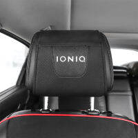 1pc for Hyundai Ioniq Car Headrest Protector Case Pu Leather Car Headrest Cover Car Accessories