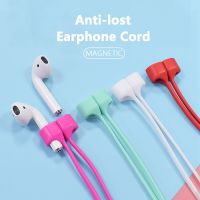 Hot Selling Bluetooth Wireless Earphone Silicone Anti-Lost Hanging Rope For Airpods Freebuds Lanyard Earphone Neck Magnetic Anti-Lost Cord