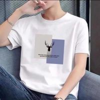 ลำลองไซส์ใหญ่ T เสื้อเชิ้ตผู้ชายแขนสั้น T เสื้อเชิ้ตสไตล์ฮอตฮิตสตรีทแฟชั่นผู้ชายคอตตอนหวีฤดูร้อนผู้ชายทรงหลวม