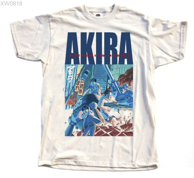 2023 NEW 2023 (สต็อกเพียงพอ) Akira 1988 Natural T-Shirt V7 Manga K.Otomo Tokyo 100% Cotton Sizes S 5Xlคุณภาพสูง size:S-5XL