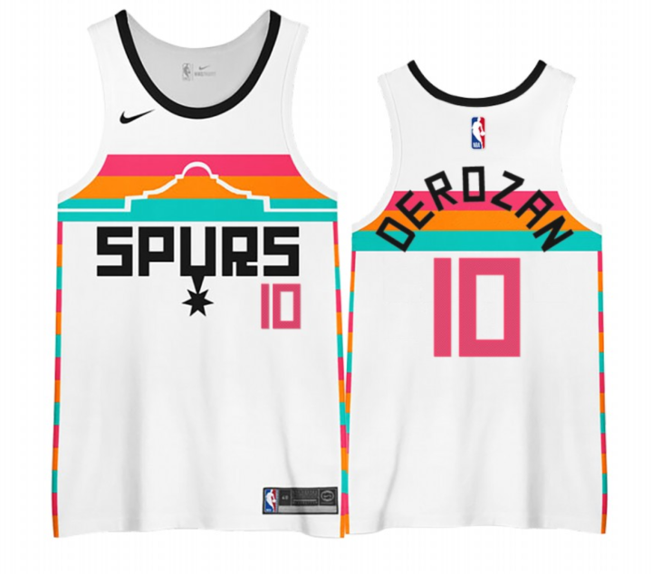 spurs fiesta jersey derozan