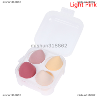 mishun318862 4pcs set ฟองน้ำแต่งหน้ารองพื้นแป้งพัฟเครื่องสำอางเครื่องมือแต่งหน้า