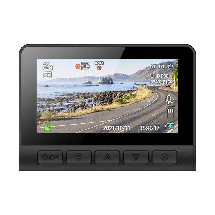 noyafa-nf-v55กล้องแดชแคมวิดีโอรถยนต์3840-2160p-gps-ติดตามการขับขี่-wifi-mp4-ips-กล้องหน้าจออุปกรณ์เสริมรถยนต์สำหรับยานพาหนะ