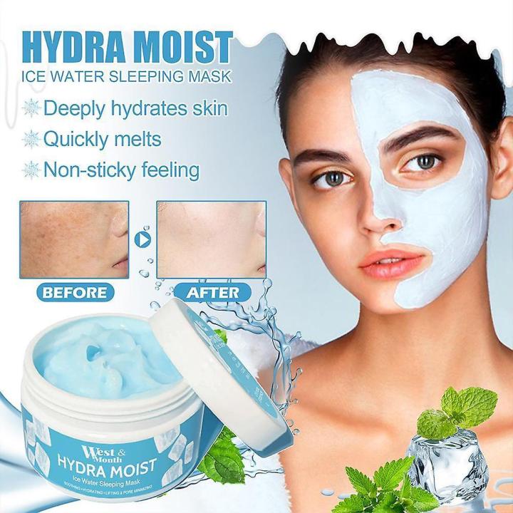 Eelhoe Hydra Moist Sleeping Mask Ice Water Collagen Firming Sleeping ...