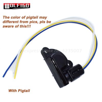 WOLFIGO TPS เซ็นเซอร์ตำแหน่งคันเร่ง W/ หรือ W/o Pigtail Connector สำหรับ CHEVROLET Aveo OPEL Astra F DAEWOO Leganza 825482,17106681