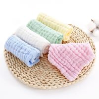 【DT】hot！ 5Pcs 30x30cm Baby Face Washcloth Muslin Squares Cotton Hand Gauze for Bathing Feeding Kids Handkerchief