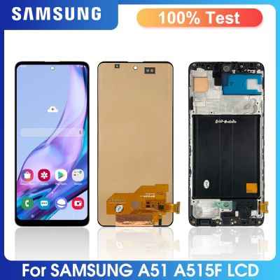 6.คุณภาพสูง5นิ้วเหมาะสำหรับ Samsung Galaxy A51 A515ประกอบจอแสดงผล LCD แบบสัมผัสหน้าจอเหมาะสำหรับ A515F Samsunga51 A515U หน้าจอ A515W