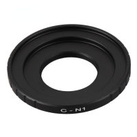 C-Nikon 1 C-Mount Cine เลนส์สำหรับ Nikon 1 Mount J1 V1 J2 V2 J3 V3 J4กล้องเลนส์อะแดปเตอร์แหวน C-N1สีดำ16มม.