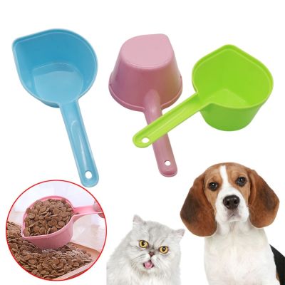 ▣✤ 1 Pcs High Quality Pet Feeding Shovel Plastic Cat Food Dog Food Pet Supplies Feeding Spoon Dog Food Shovel