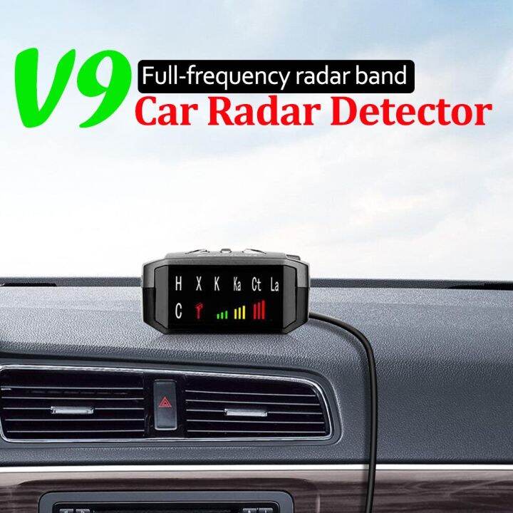 v9-radar-detector-english-russian-auto-car-speed-voice-alert-warning-x-k-ka-band-car-cigarette-lighter-12v-digital-tube-display-household-security-sys