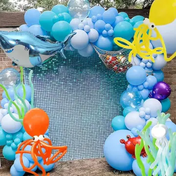 Propsicle Birthday Baby Shark Decorations Foil Blue Balloon Pack of 5 –  Propsicle