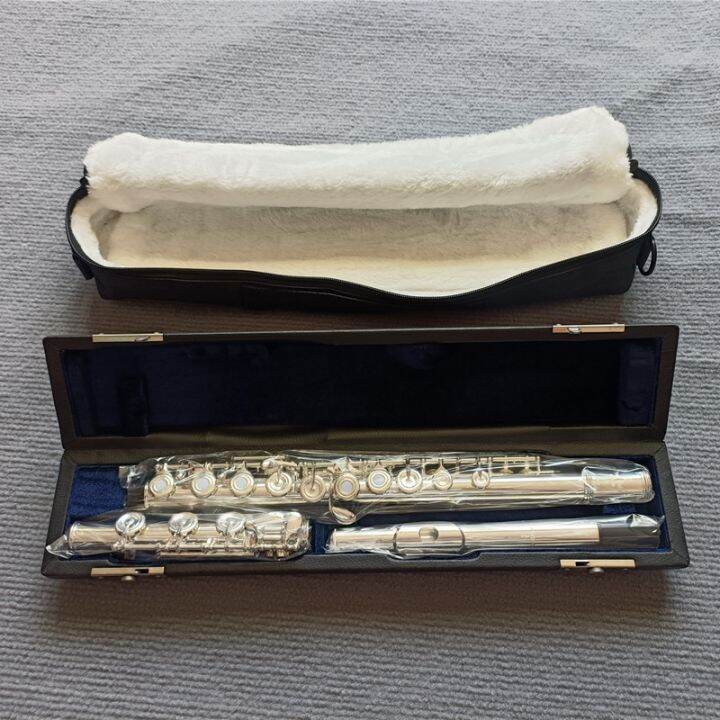 Made In Japan Pearl Flute PF665 Silver Plated Flutes French Button Split E Mechanism B Leg Flute
