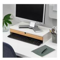 Monitor stand with drawer size 47x26x10 cm.