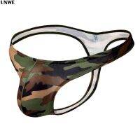 【YF】▫▲  Personality Mens U Thong Camouflage Male Penis Convex Low Rise G-String M-XL