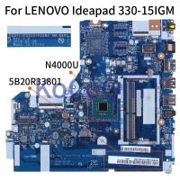 เหมาะสำหรับ Lenovo Ideapad 330-15IGM N4000/N4100เมนบอร์ดแล็ปท็อปขนาด15นิ้ว NM-B661 5B20R33801เมนบอร์ดแล็ปท็อป DDR4 5B20R33804