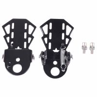 1pair Bike Rear Pedal MTB Folding Footrests Cycling Accessories Bicycle Foot Peg Bikes Back Seat Accessories Folding