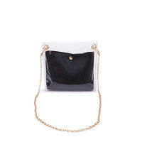 【☊HOT☊】 hu0772 เดินทางของผู้หญิง Crossbody เลื่อมยาง Pvc กระเป๋าหิ้วกระเป๋าสตางค์กระเป๋าโททพกพากระเป๋าเก็บของเดินทาง