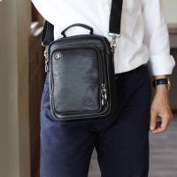 กระเป๋าสะพายข้างหนังแท้ รุ่น Monet (b-bk-718) messenger bag เรียบหรูเกินราคา