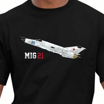 Aeroclassic Mig 21 Pesawat Tempur T-Shirt Custom Aldult Remaja Unisex Digital Cetak Tee Kemeja Fashion Lucu Baru Unisex S-4XL-5XL-6XL