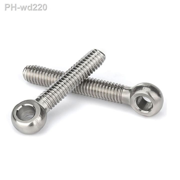 2pcs-gb798-304-stainless-steel-ring-link-bolt-fisheye-eye-slip-hole-screw-m5-m6-m8-m10-m12
