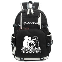 Cosplay Backpack Dangan Ronpa Danganronpa Monokuma Cartoon Luminous Student School Shoulder Bags Teenage Laptop Travel Bag