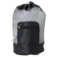 ป่าร้อน LIN431 - ✿☞❄ Mesh Beach Sand-Away Drawstring Storage with Straps for Swim Pool Gym Not Included