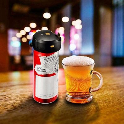 2X Canner Beer Foamer,Portable Canned Beer Foam Machine,Special Purpose for Canned Beer, Foam Maker,Beer Server,Washable