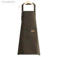 ❣✽ 2023 Fashion Canvas Kitchen Aprons For Woman Men Chef Work Apron For Grill Restaurant Bar Shop Cafes Beauty Nails StudiosUniform