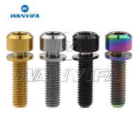 Wanyifa Titanium Bolt M5 x16 18 20MM Mountain Bike Road Bike Fixed Handlebar Stem Screws