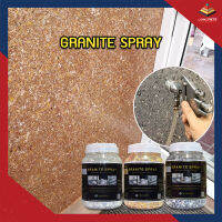 GRANITE SPRAY  สีแกรนิต สีพ่นแกรนิต หนึ่งในนวัตกรรมที่น่าตื่นเต้นที่สุดสำหรับการสร้างผิวแกรนิต