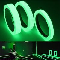 1m Long Luminous Fluorescent Tape Self Luminous Luminous Tape Safety Anti Theft Household Corridor Decoration Warning Tapes Adhesives Tape