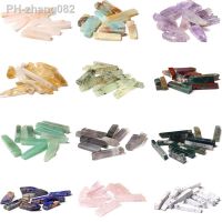 5 Pieces Natural Crystal Quartz Point Beads 32 Kinds 5-8x20-40MM Irregular Shaped Drilled Stick Point Bead For Jewelry Making