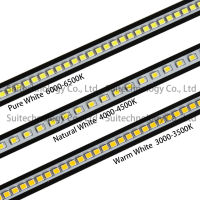 10pcs Hard Light Strip With EU Plug Wire AC220V LED Sstrip Light Board Ceiling Lamp Retrofit Light Box Glass Cabinet Light Bar