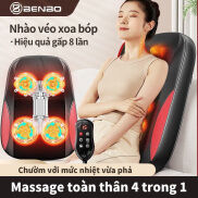 Đệm massage đa năng, nhào véo thông minh cùng lúc vai lưng