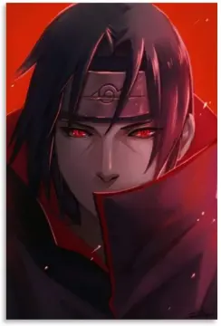 Itachi Uchiha Framed Poster Original Art Anime Naruto